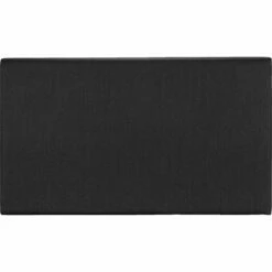 MELETTE - Tête De Lit Droite En Tissu - Gris Anthracite L190cm