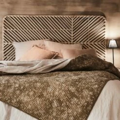 SELENE - Tête De Lit En Rotin Et Acier - L150cm -Doublures De Lit Soldes 2024 Tete de lit SELENE 27405178 A 1
